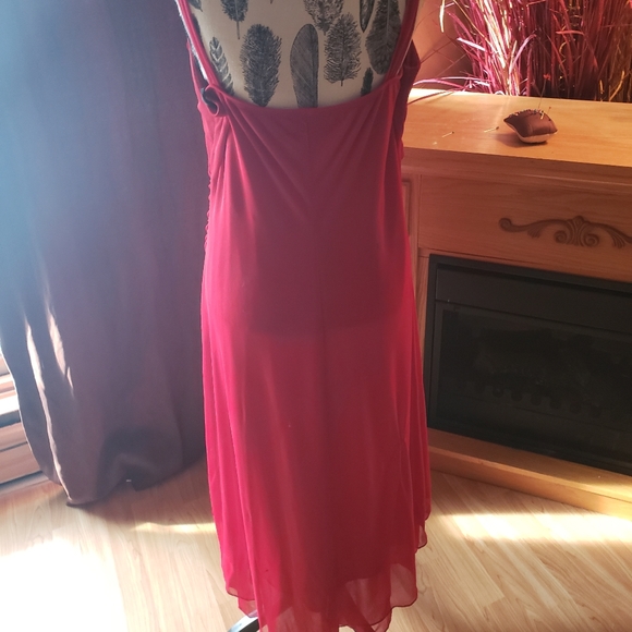 Jolie Ruby Red Cocktail Dress - Picture 2 of 3